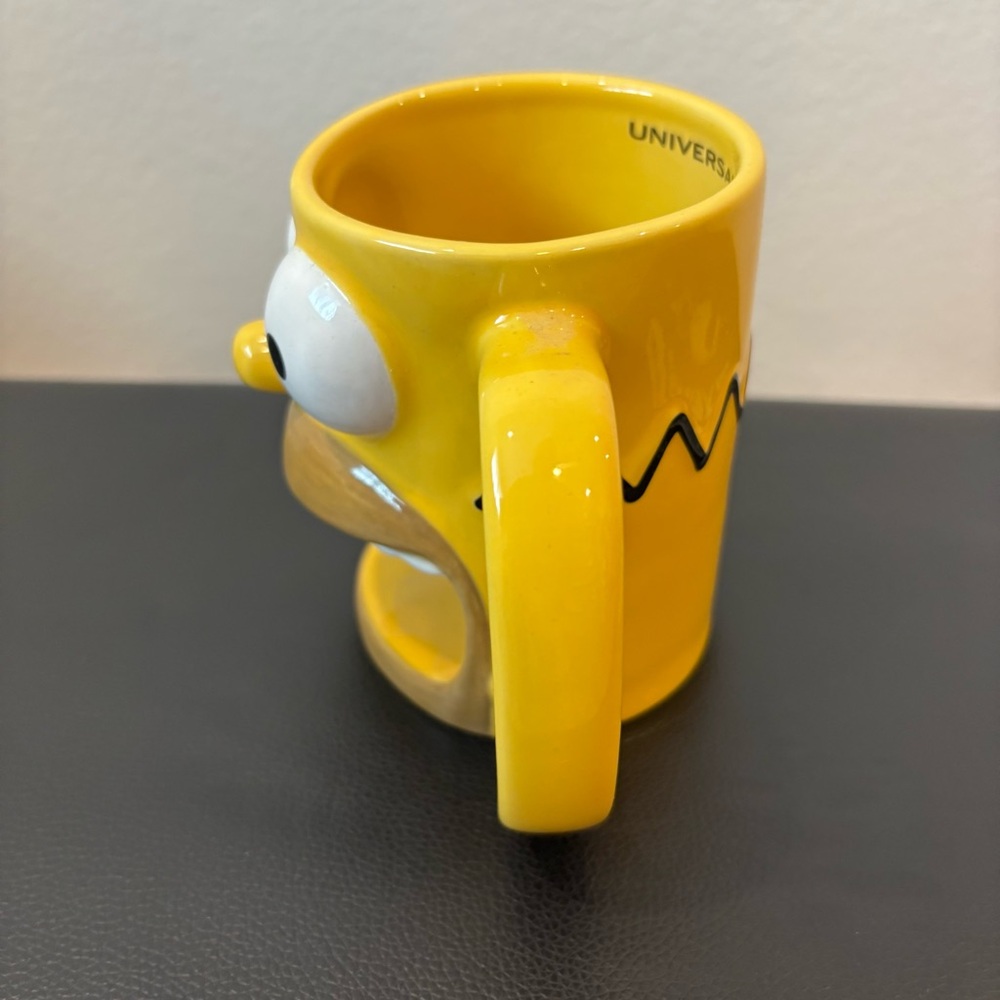 Homer Simpson Mug Universal Studios Yellow - Picture 5 of 6